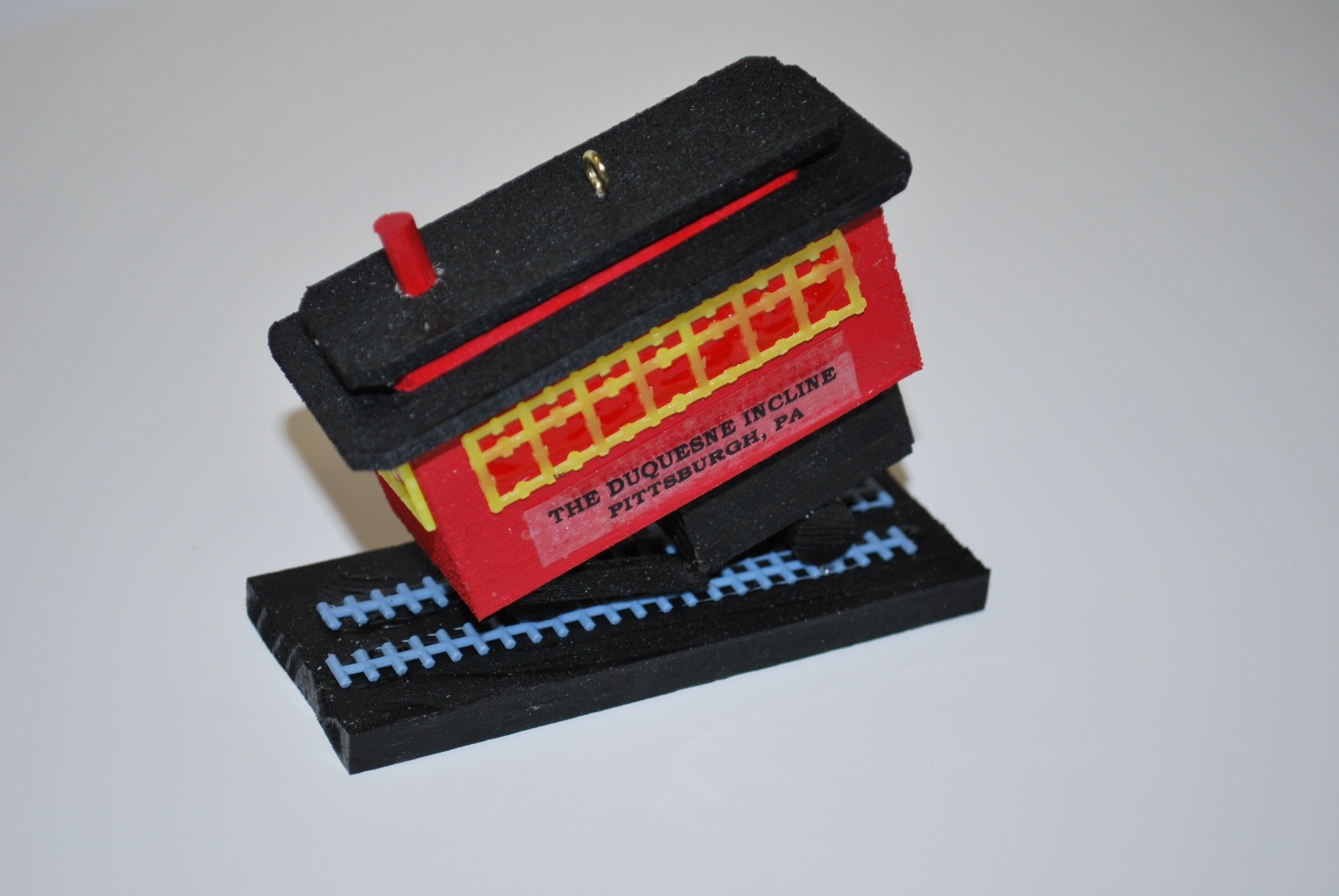 Handmade Wooden Incline Ornament