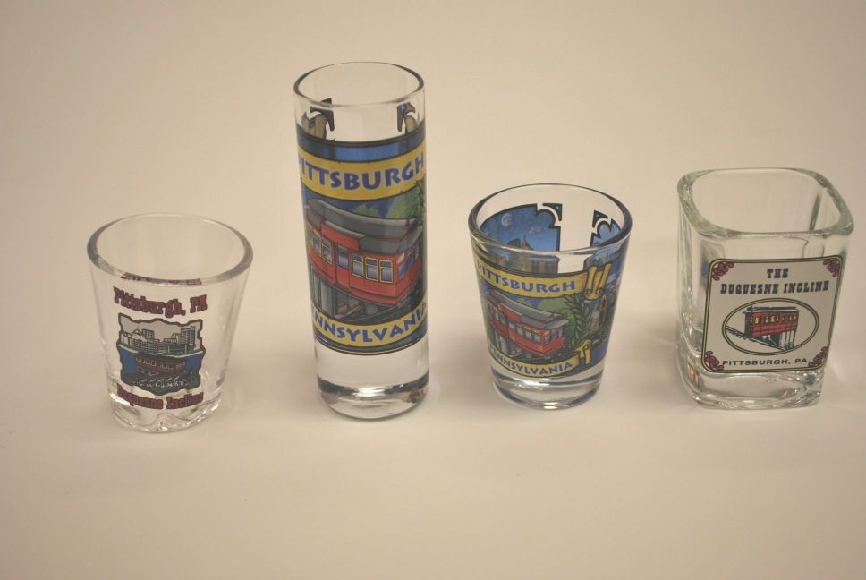 Slanted Duquesne Incline Shot Glass